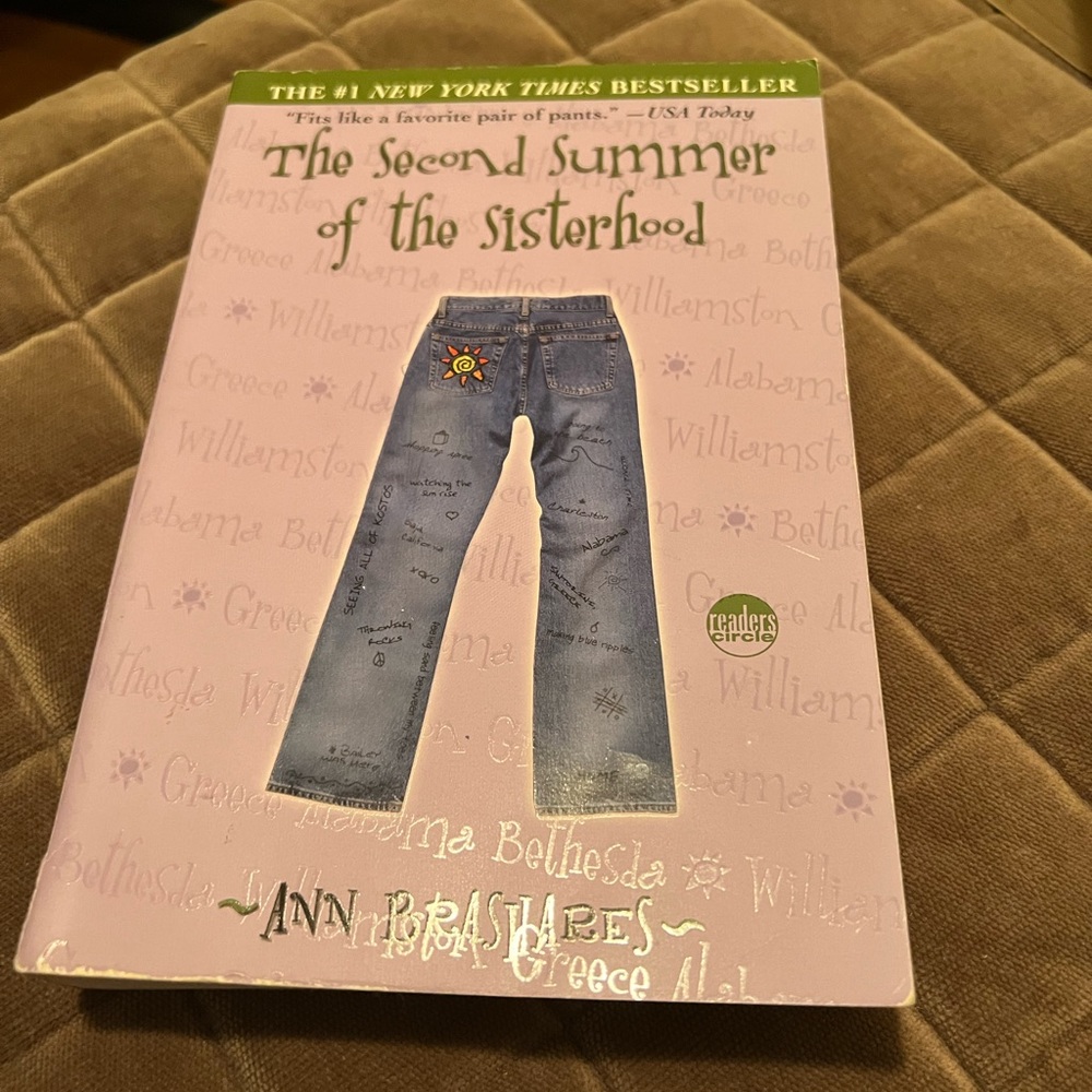 The Second Summer of the Sisterhood Novel by Ann Brashares